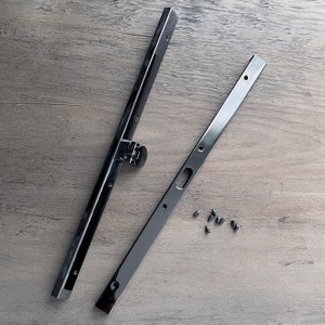 Wallet Clutch frame - 7.5 Inch Gun Metal