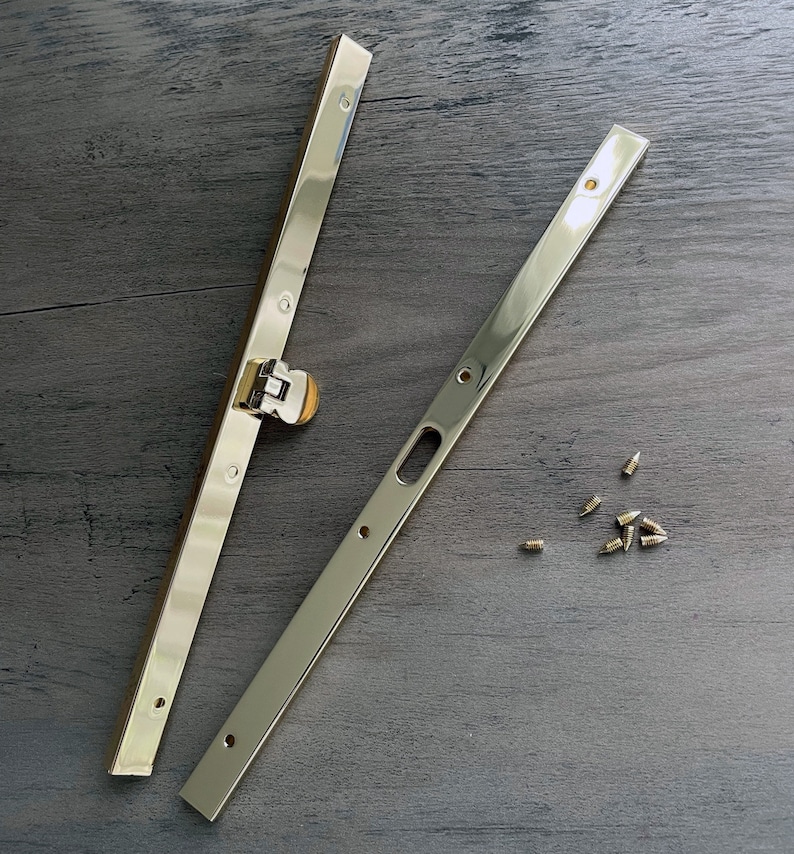 Wallet Clutch frame - 7.5 Inch Light Gold