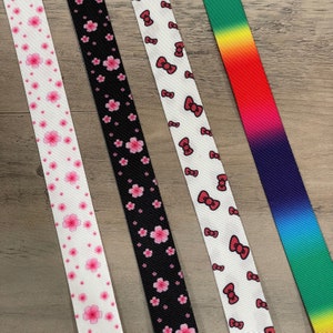 1.5 Inch Nylon Seat Belt Webbing By the yard - Printed Patterns