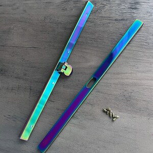 Wallet Clutch frame - 7.5 Inch Rainbow