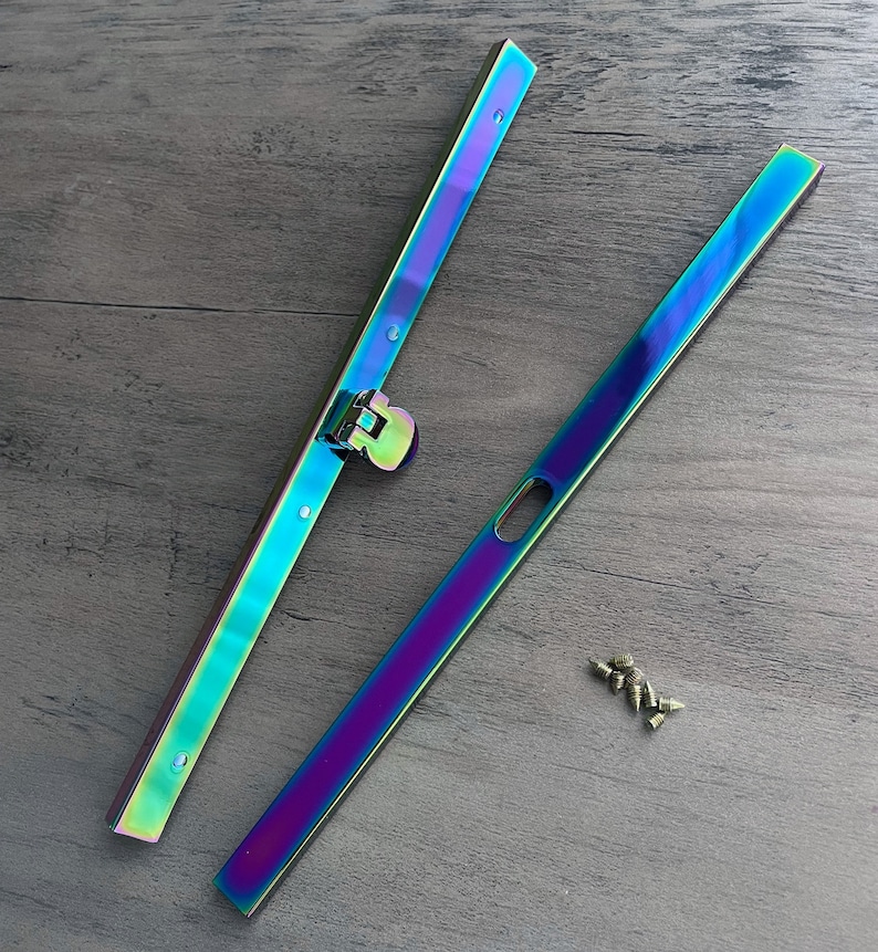 Wallet Clutch frame - 7.5 Inch Rainbow