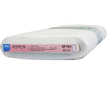 May include: White Pellon Shape-Flex Apparel Specialty Fabrics SF101 100% cotton 20 in 2012 Made in USA