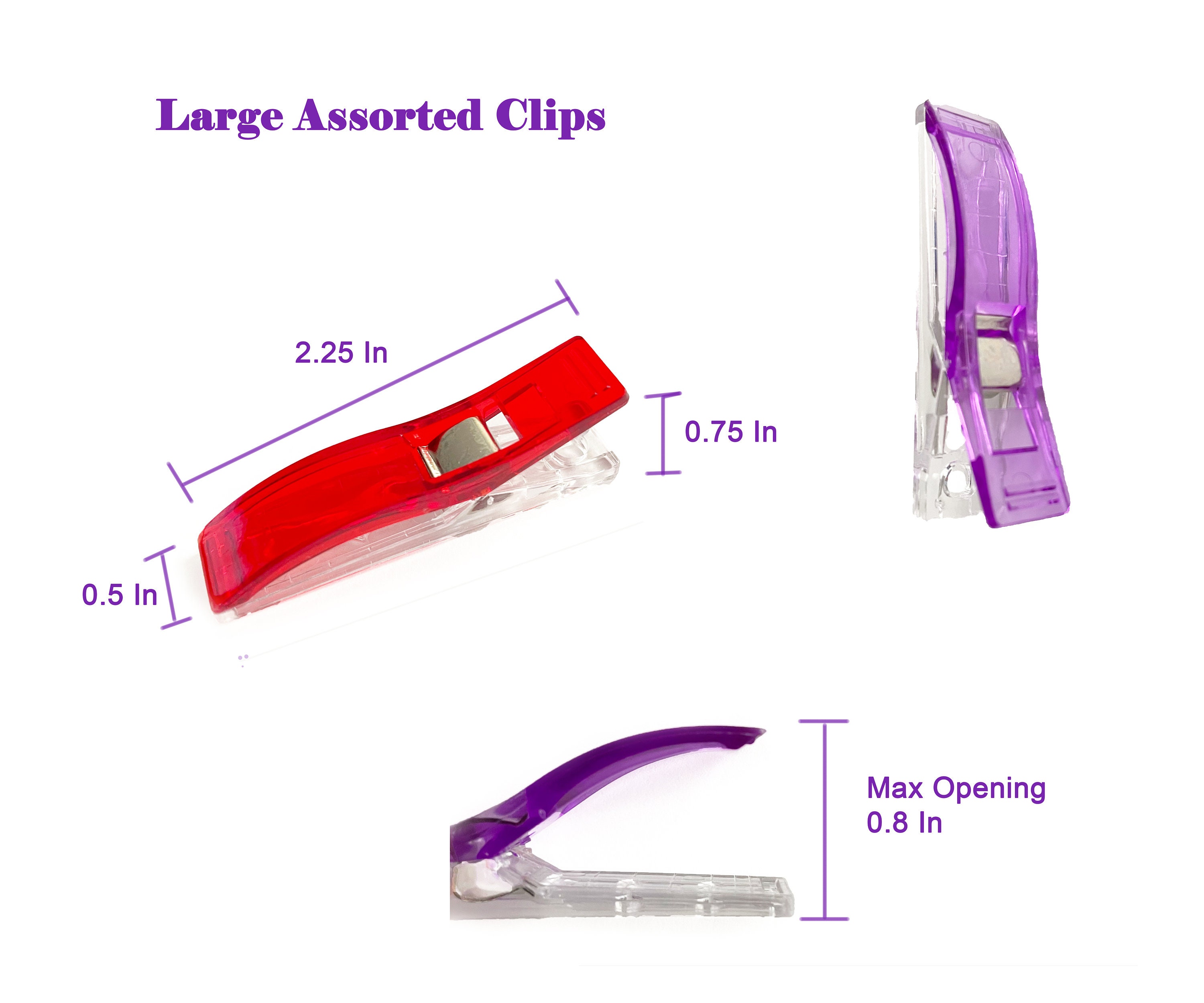 Sewing Clips Set Large Jumbo 15 / 25 / 50 Piece Etsy