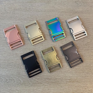 Metal Side Release Buckle - 1.5 inch - Pack of 2