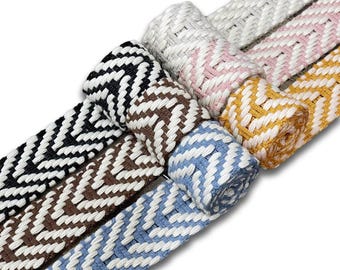 Jacquard Cotton Webbing: 1 Inch Bag Straps, Belt Making
