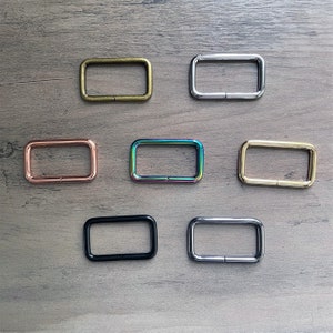 1.5" Rectangle Rings (4 pieces) 38mm  NEW Heavy duty 4mm thick