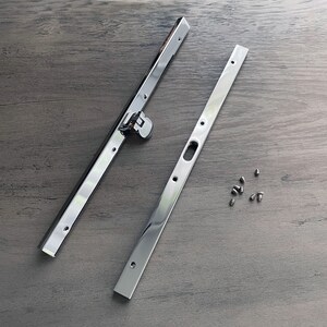 Wallet Clutch frame - 7.5 Inch Silver