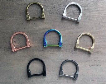 D Rings (Screw-In) - 1 inch  (4 pieces) for 1 inch straps