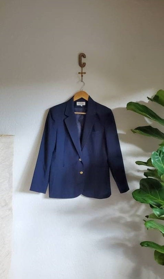 Vintage 1980s 1990s Official Academy Award Navy Ca