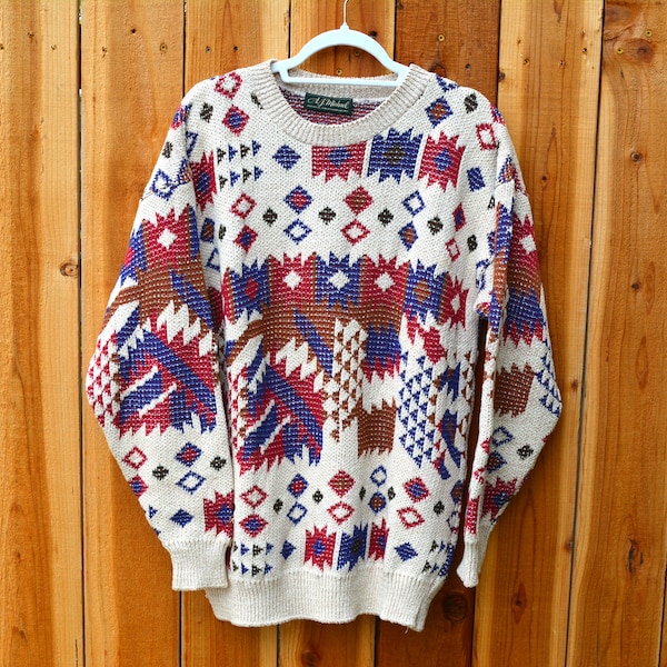 Vintage 1980s 1990s A.J. Michael Pacific Northwest Sweater