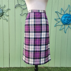 1990年代ヴィンテージ Y2K ペンドルトン パープル オーセンティックドレス カロデン タータン アリーンスカート