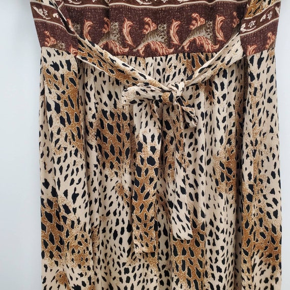 Vintage 1990s Another Thyme Animal Print Short Sl… - image 5