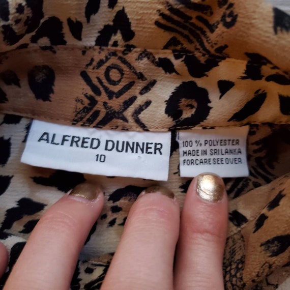 Vintage 1990s Alfred Dunner Safari Animal Print S… - image 3