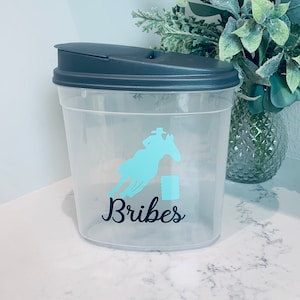 Barrel Horse Treat Container, Treat Container, Equestrian Gift, Horse Gifts, Horse Treats, Horse Show Supplies, Horse Supplies, Barn Gifts