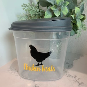Chicken Treat Container, Chicken Treats, Treat Container, Chicken Gift, Chicken Feed, Chicken Scraps Bucket, Chicken Supplies, Chicken Toy