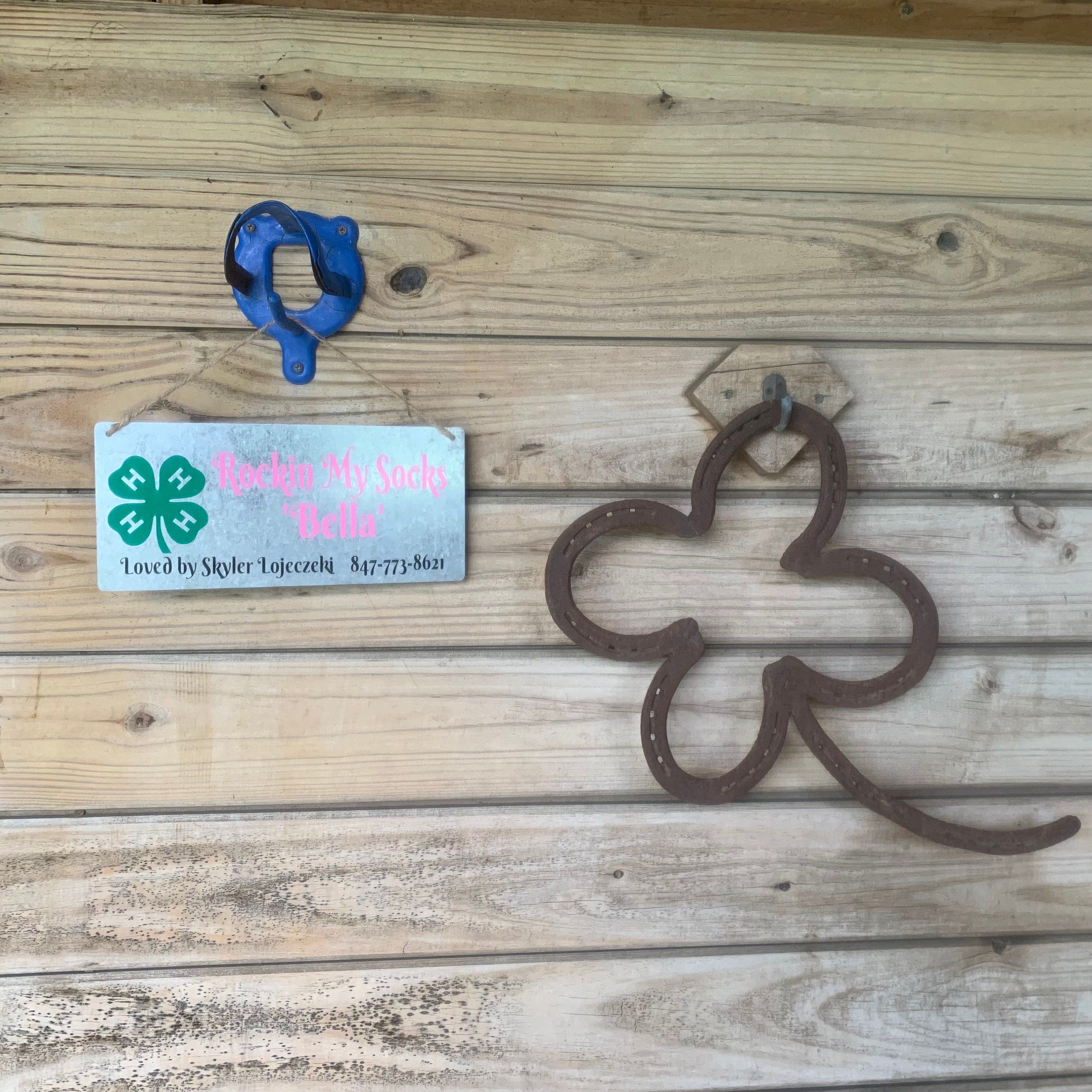 4-H Stall Sign With Horse Owner Info 4-H 4-H Fair Stall