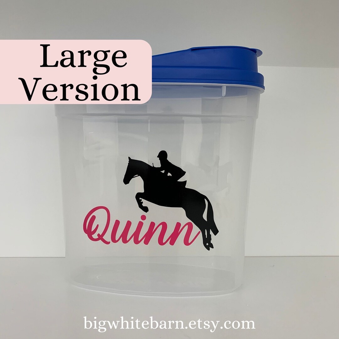 Large Hunter Horse Treat Container, Treat Container, Equestrian Gift