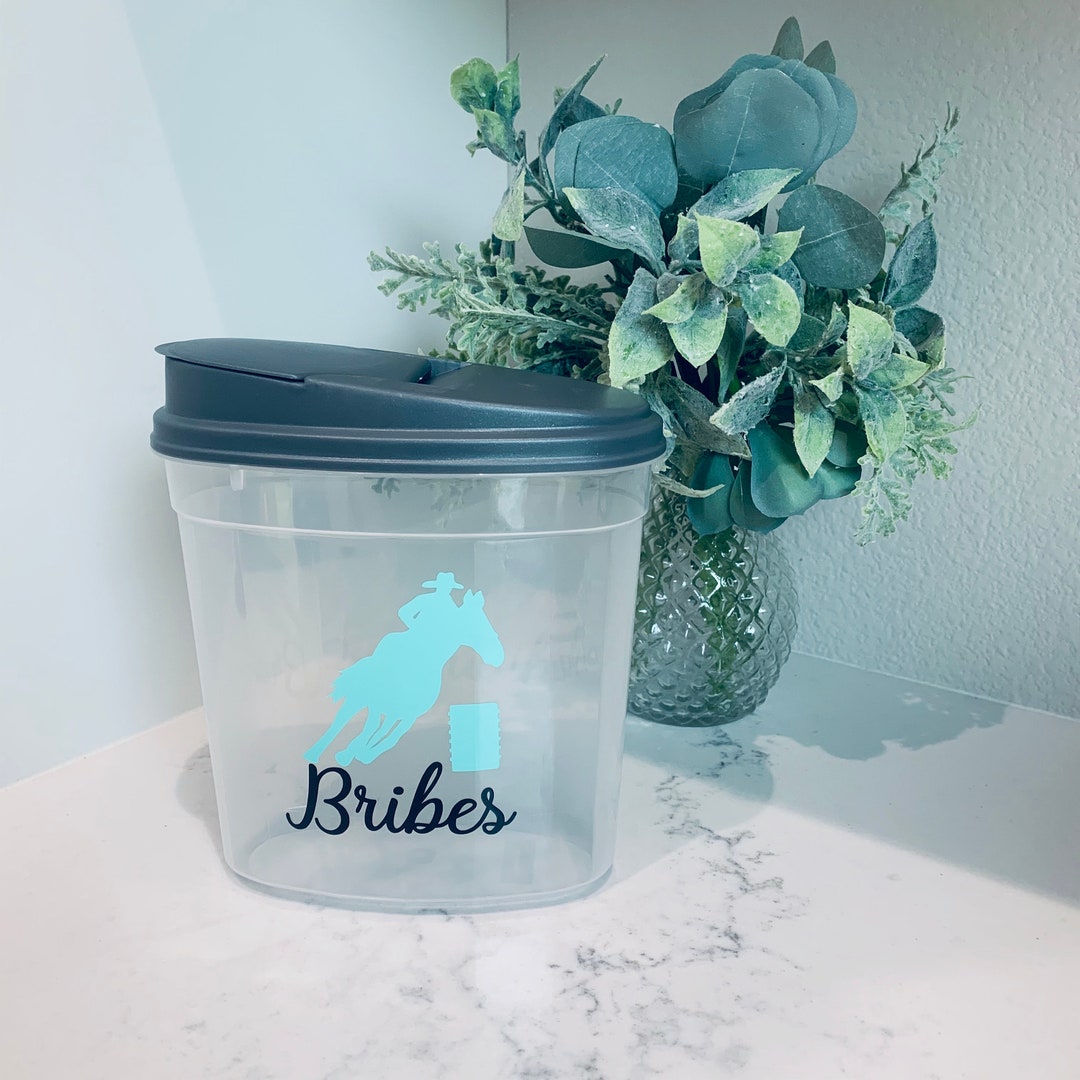 Barrel Horse Treat Container, Treat Container, Equestrian Gift, Horse