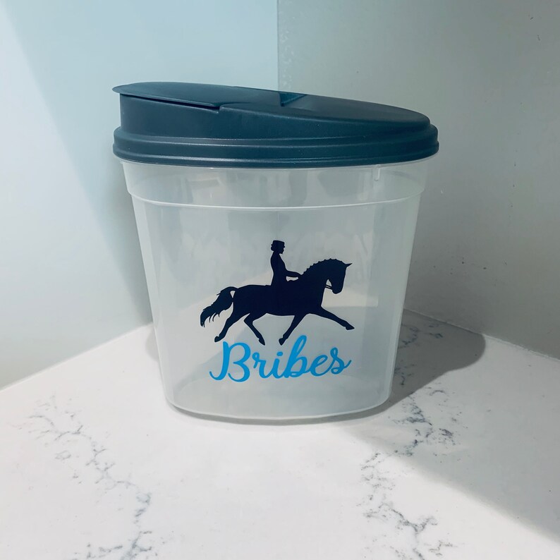 Dressage Horse Treat Container Treat Container Equestrian Etsy