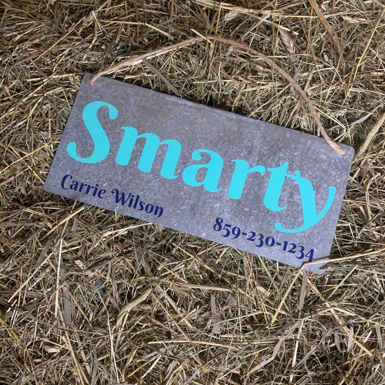 Custom Stall Sign Horse Stall Sign Horse Name Sign Barn Etsy