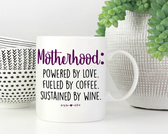 Motherhood Coffee Mug Mothers Day Coffee Mug Funny Gift Etsy