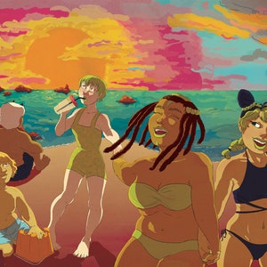 Beach Episode Print (11&quot; x 17&quot;)