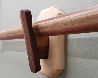 Paddle Hanger, Horizontal paddle wall hanger, Coat hook. This item is sold as a single hanger.