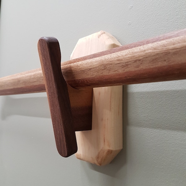 Paddle Hanger, Horizontal paddle wall hanger, Coat hook. This item is sold as a single hanger.