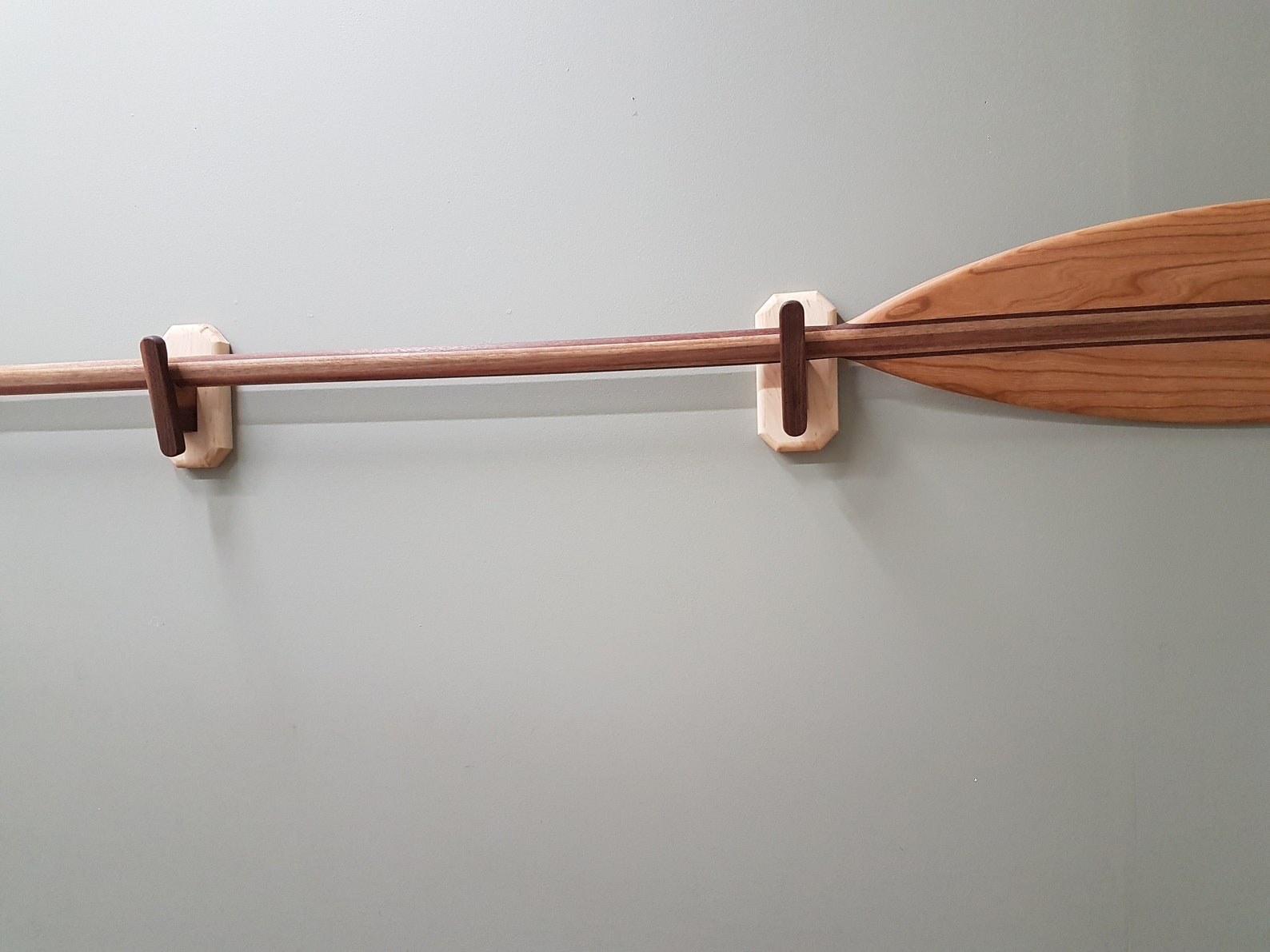 Paddle Hanger, Horizontal Paddle Wall Hanger, Coat Hook. This Item is