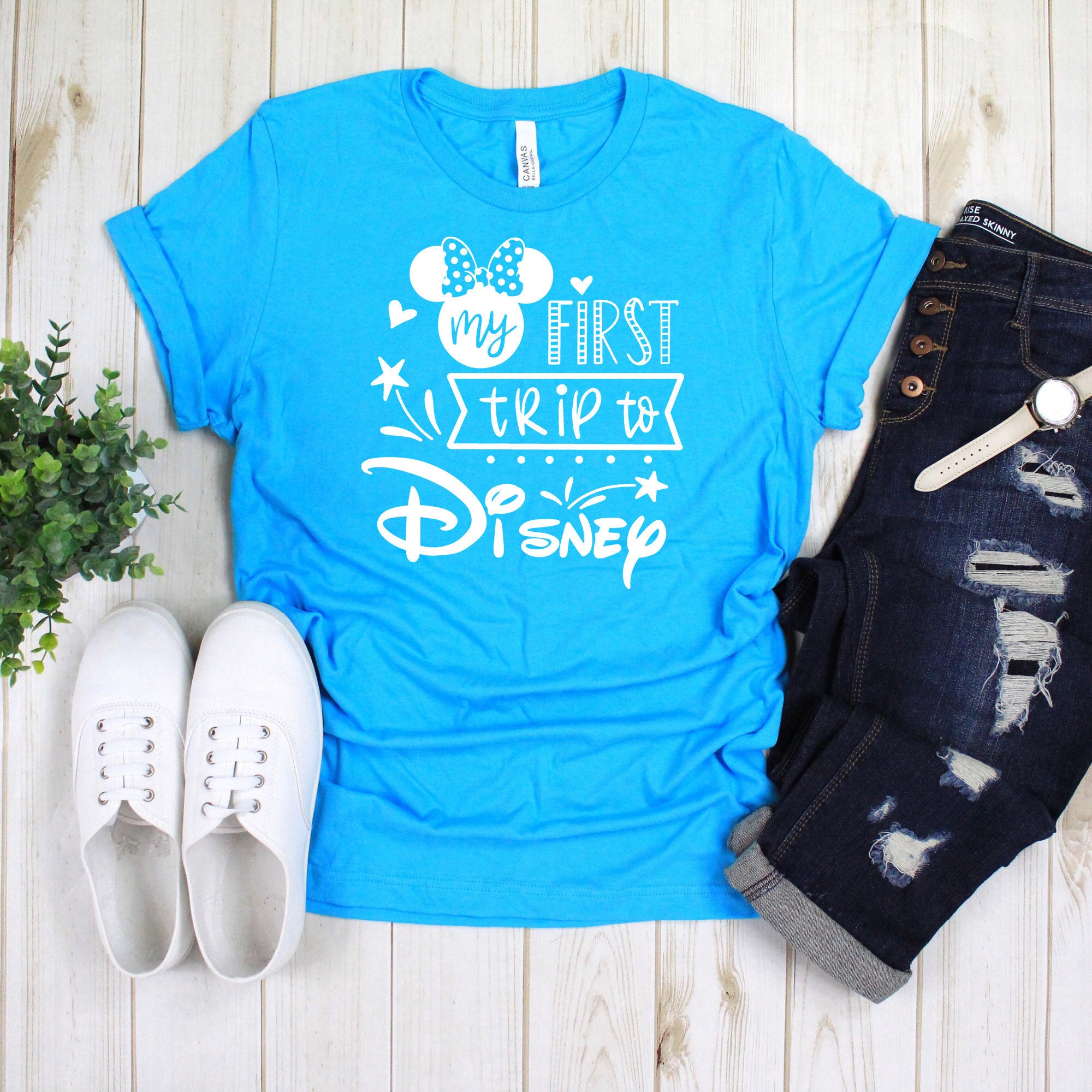 My First Trip To Disney Unisex TShirt // Disney Apparel // Etsy