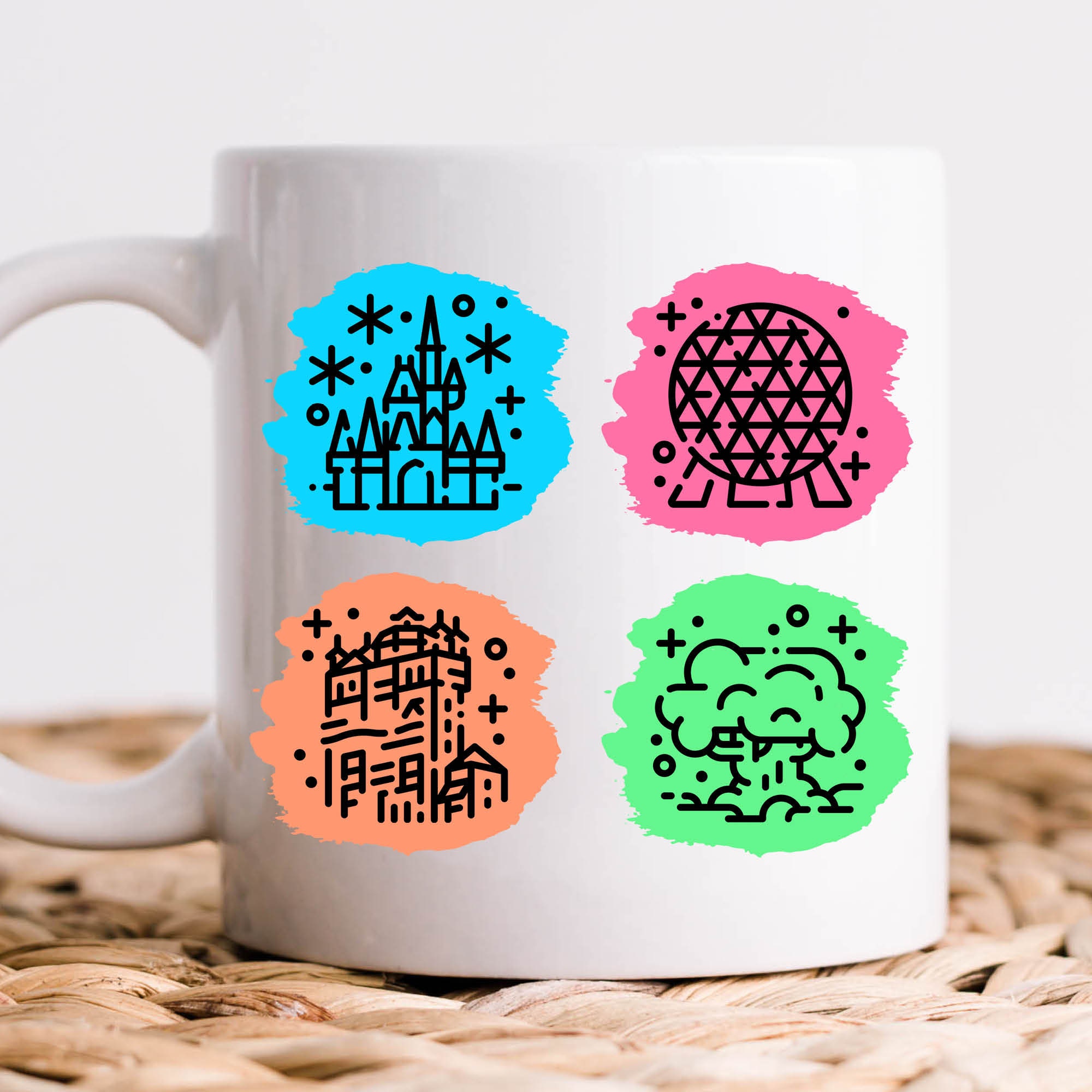 Discover 4 Parks Disney Mug