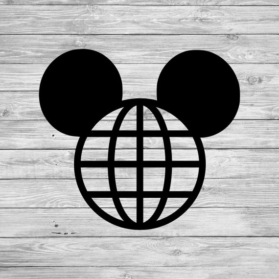 Epcot Mickey Disney Decal Vinyl Sticker Vehicle Yeti Etsy