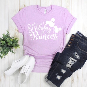 Birthday Princess Disney Unisex T-Shirt // Disney Birthday Shirt  // Custom Disney Shirt