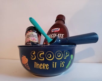 SCOOP there it is! Personalized Ice cream bowl