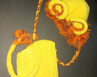 Little Lion Crocheted set