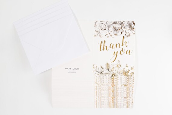 36 gold thank you cards with white envelopes blank interior bridal baby shower and business 36 pack gold card gold collection box thank you card envelopes