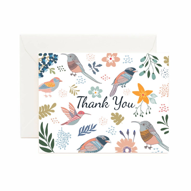 37 Blank Floral Thank You Cards White Envelopes Bridal, Baby Showers, Business Bonus 24K Gold Card Perfect Mothers Day Gift image 10