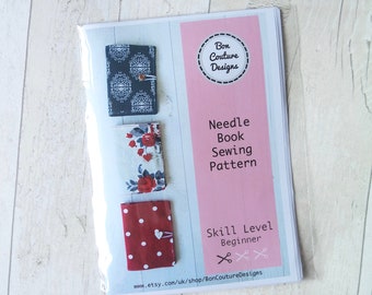 Needle Book Paper Sewing Pattern, perfect for beginners.