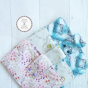 Patron de couture PDF Nappy Clutch, téléchargement instantané, parfait pour les débutants.