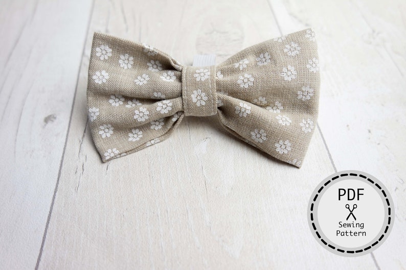 Dog Bow Tie PDF sewing pattern instant download perfect for Etsy España