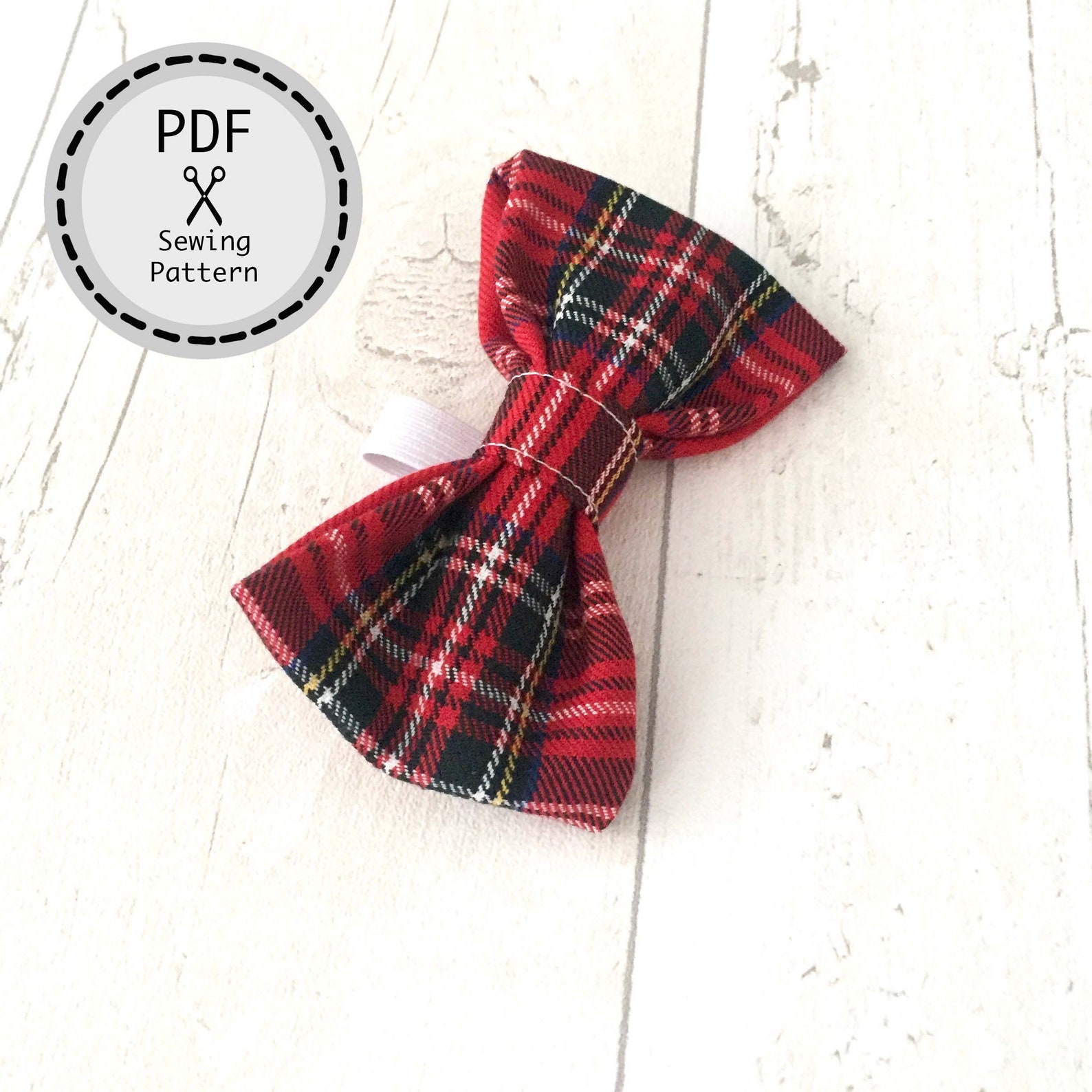 Dog Bow Tie PDF Sewing Pattern Instant Download Perfect for Etsy