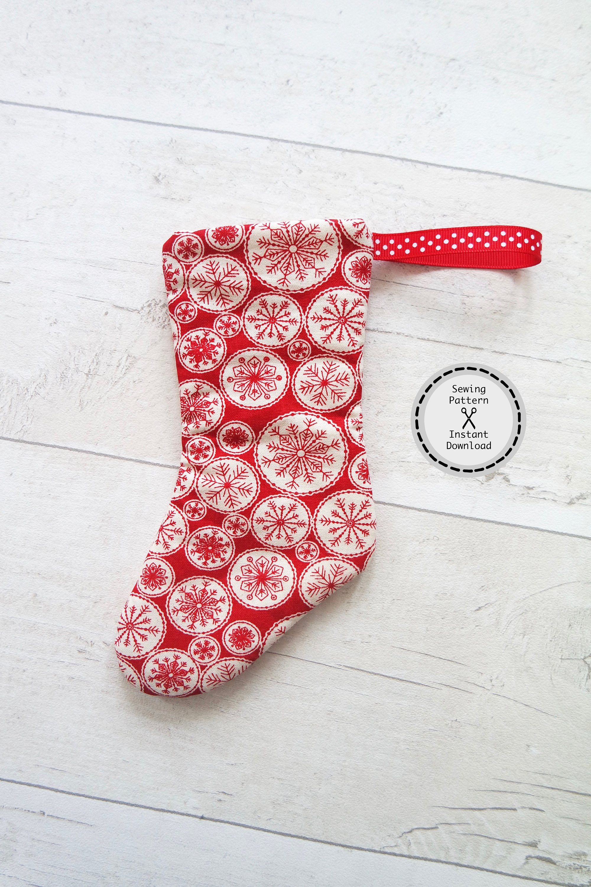 Mini Stocking PDF Sewing Pattern Instant Download Perfect | Etsy