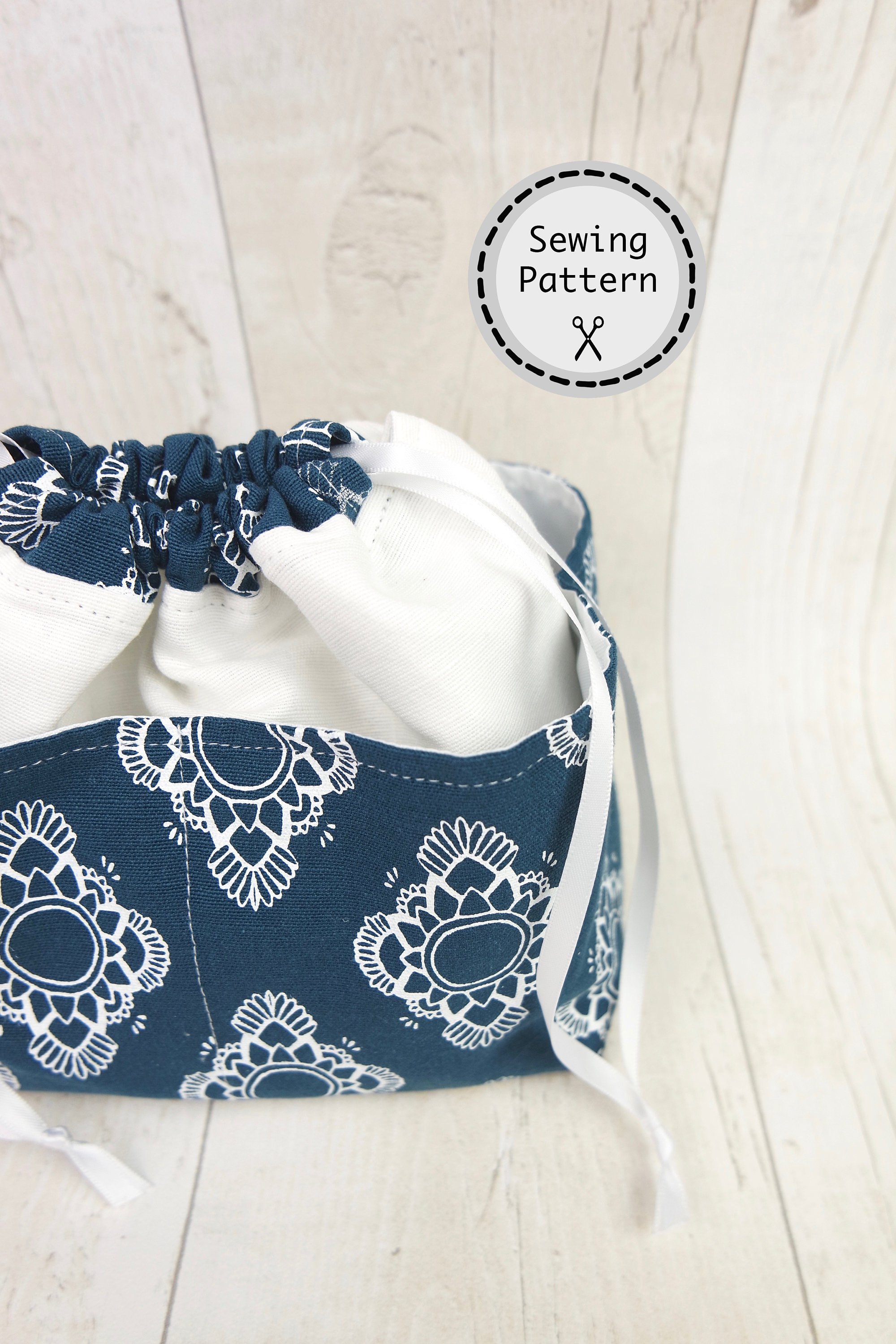 Drawstring Bag Instructions.pdf Drawstring Bag, DIY Gift, PDF Sewing Pattern, Instant Download. - Etsy