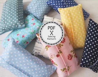 Pocket Tissue Cover PDF Sewing Pattern, instant download, perfect for beginners.