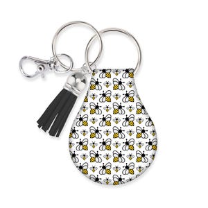 Jolitee Neoprene AirTag Compatible Case Keychain – Bees