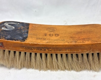 Vintage USM 100% Horsehair Professional Shoe Shine Brush