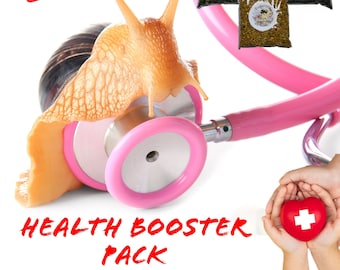Giant African Land Snail, Health Booster Pack, To Aid Weak or Retracted Snails, Benefits Snails Especially After Egg Laying, Hibernation