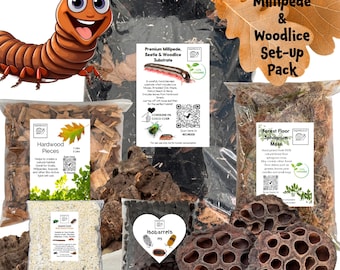 Ultimate Millipede & Woodlice set-up pack Substrate Hardwood Moss