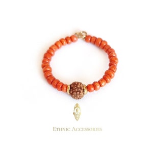 Rudraksha ring, Hindu ring, bead ring, mukhi ring, Buddhist ring, mantra ring, protection ring, evil eye ring, Rudraksra jewelry