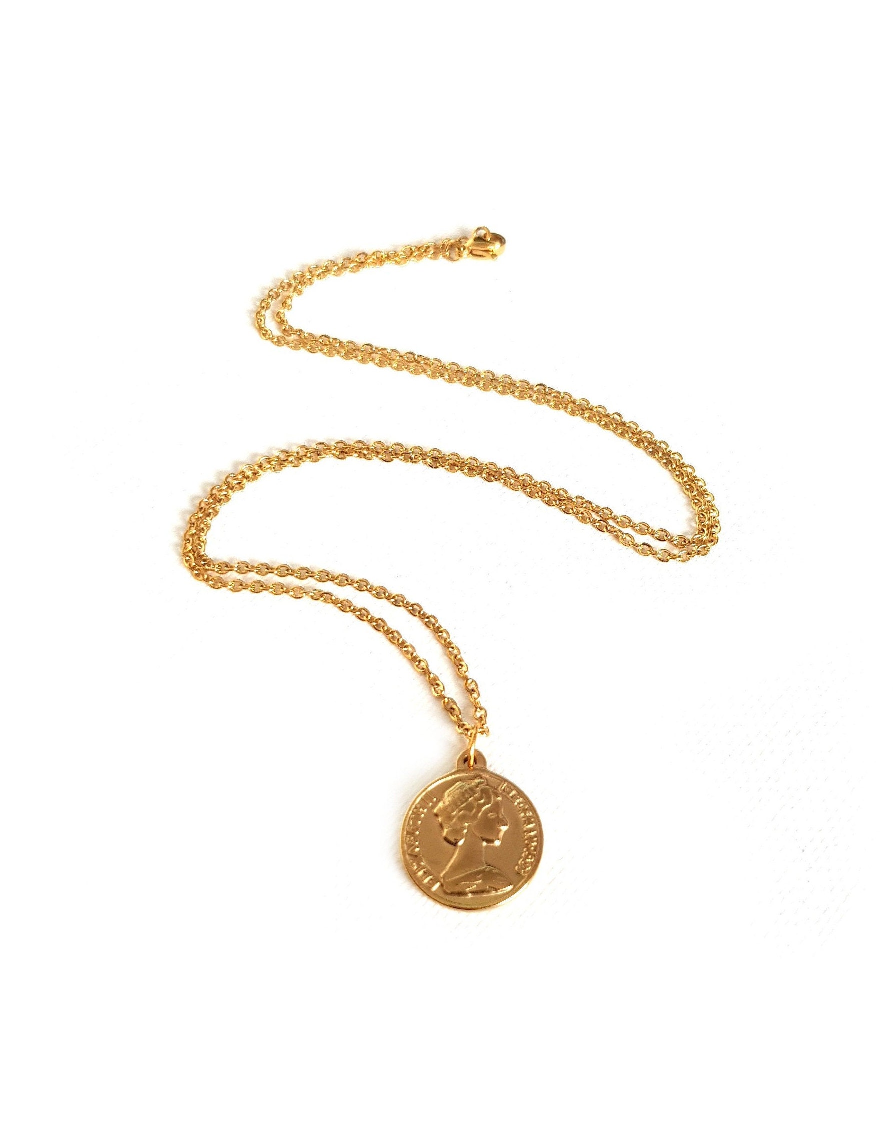 Dos Peso Necklace - Etsy